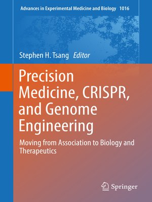 cover image of Precision Medicine, CRISPR, and Genome Engineering